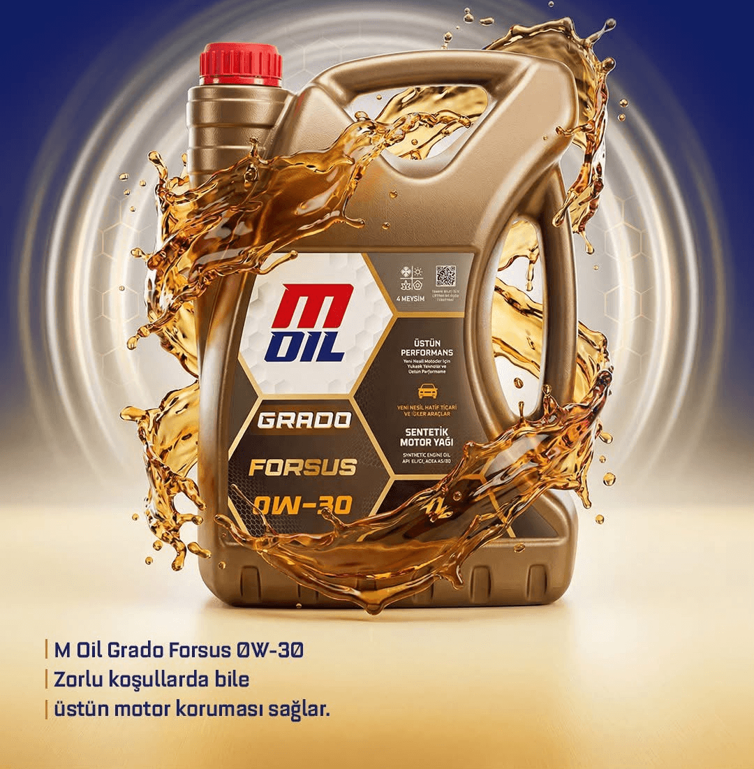 M Oil Grado Forsus 0W-30 bidonu
