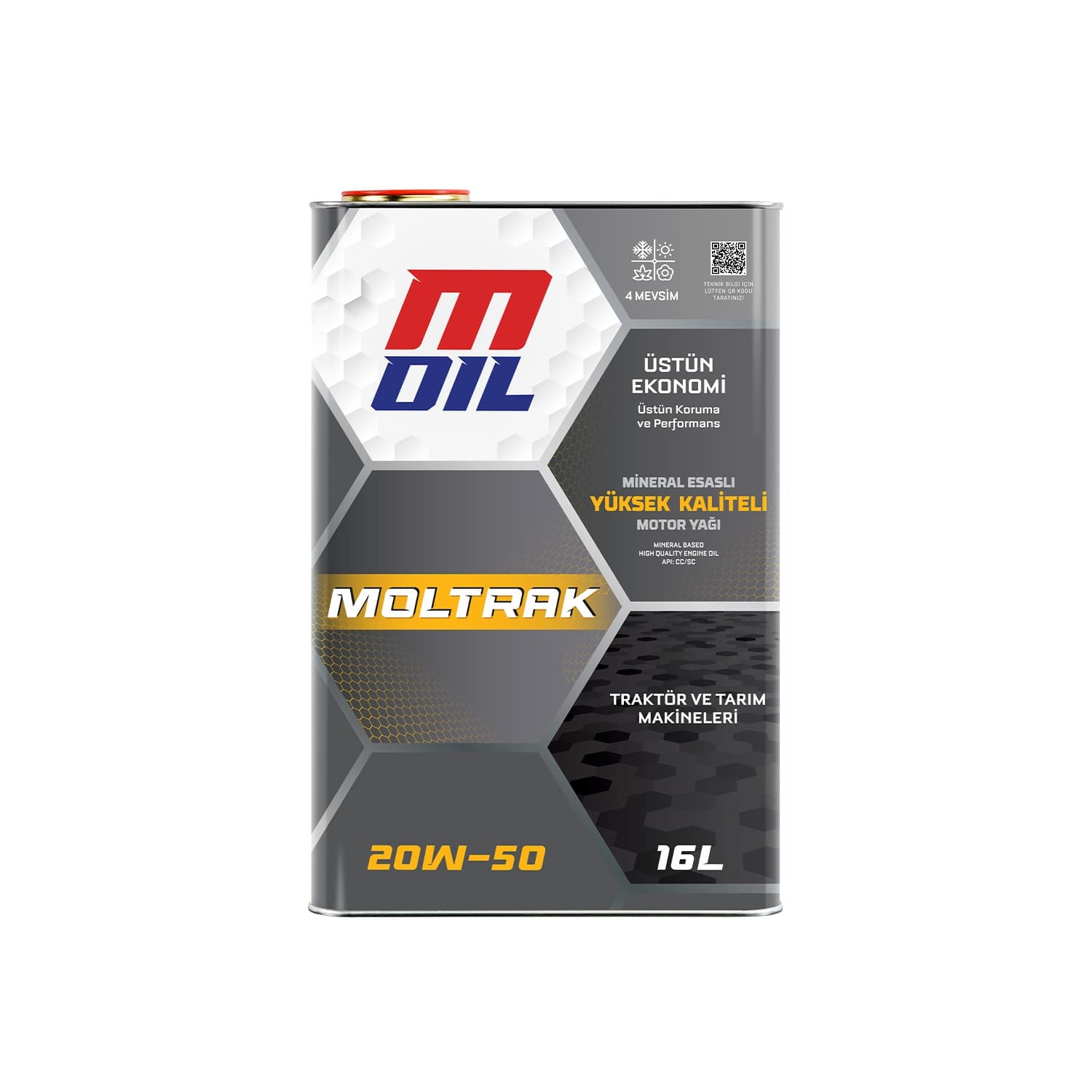 M Oil MOLTRAK 20W-50